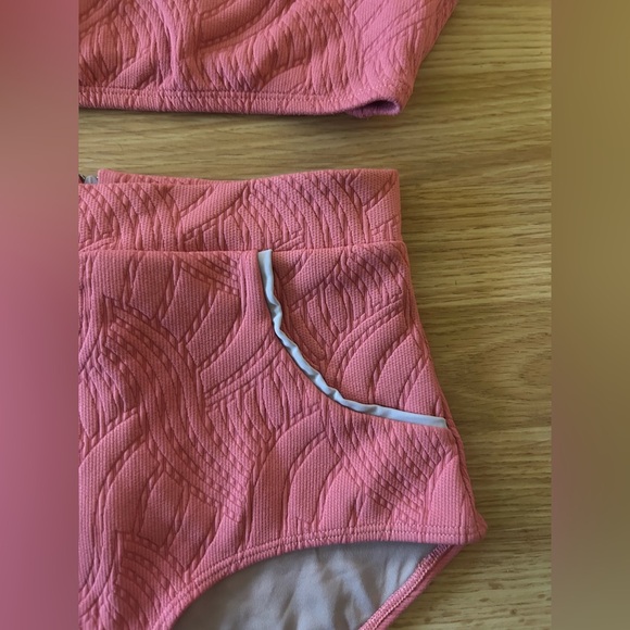 Seea x Free People Georgia bikini set pink, M - Picture 6 of 9